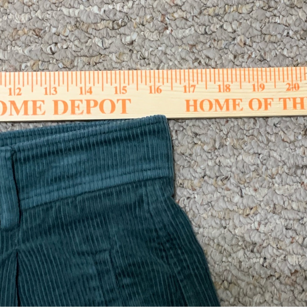 Everlane Corduroy Way High Drape Pant Womens 139393 Evergreen Wide Leg - Picture 7 of 16